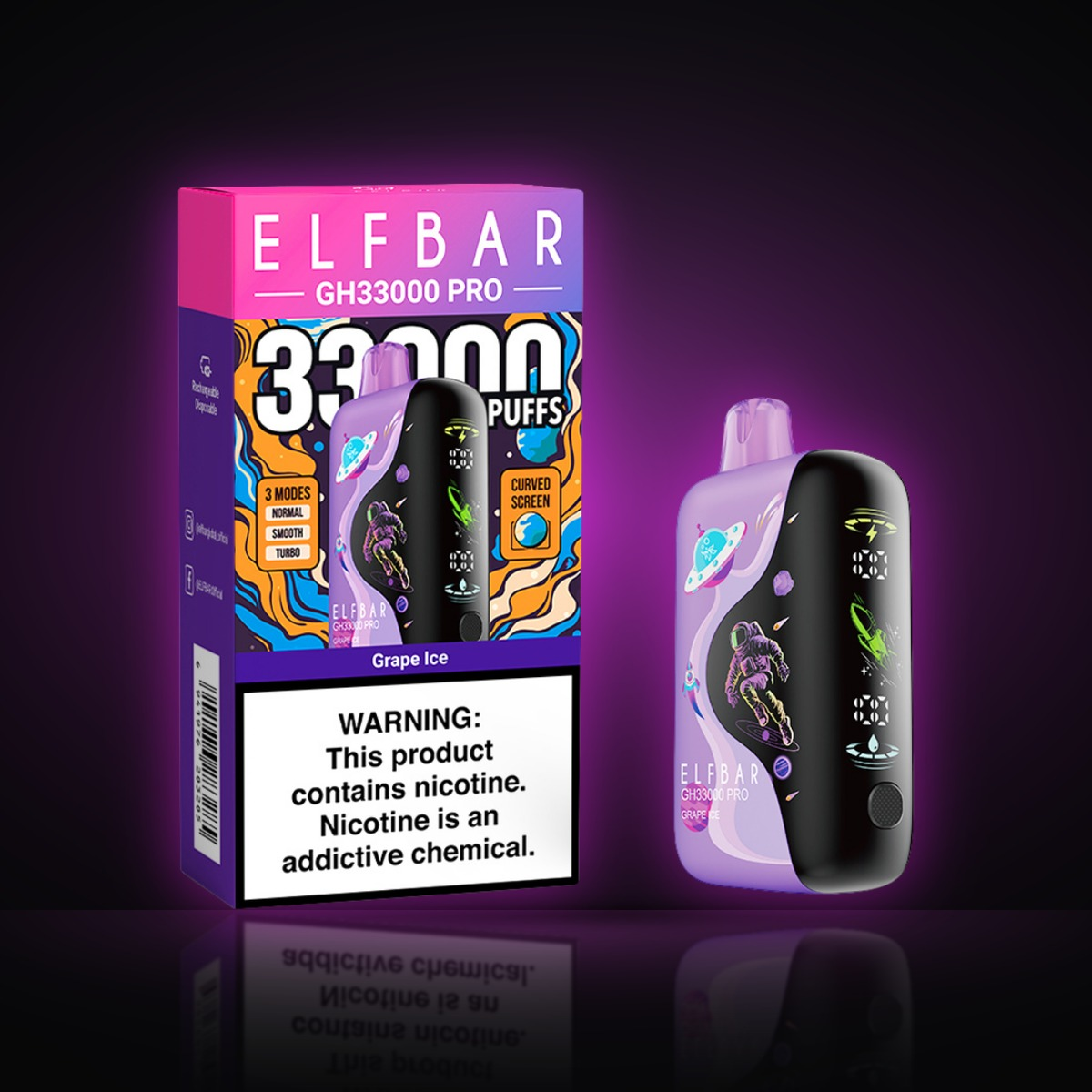 Elf Bar GH33 Pro Grape Ice