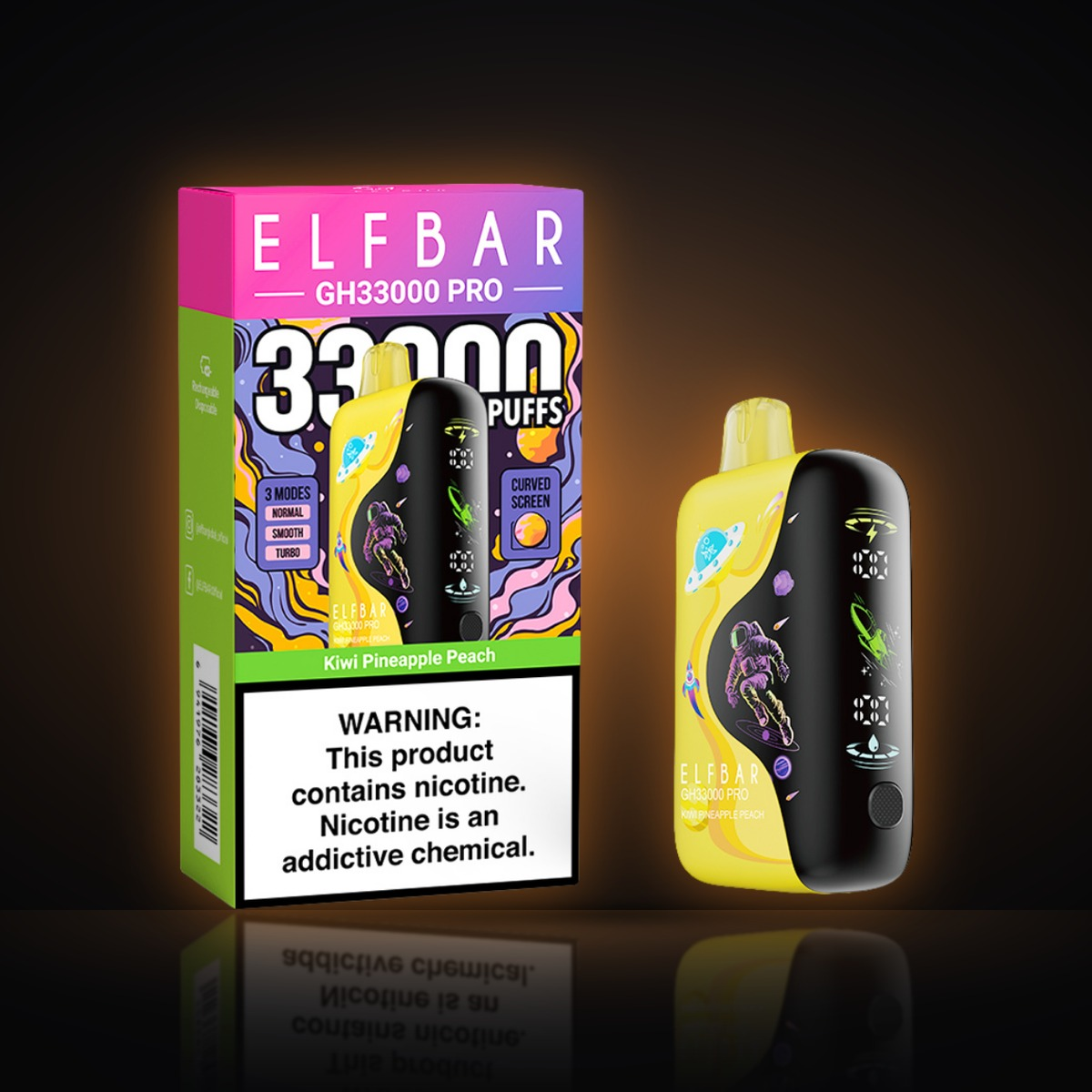 Elf Bar GH33 Pro Kiwi Pineapple Peach