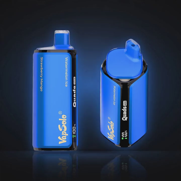 VapSolo Quads 80K Tropical Fizzy – slow-motion tropical fruit burst product video