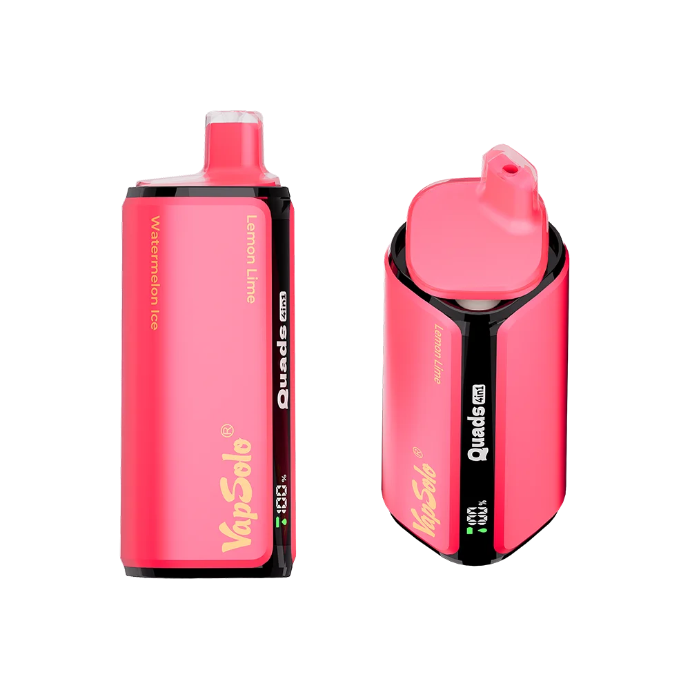 VapSolo Quads 80K Citrus & Melon – Einweg-Vape mit 4 Geschmäckern: Lemon Lime, Watermelon, Black Ice, Love66