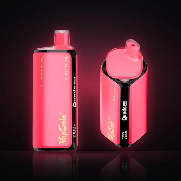 VapSolo Quads 80K Citrus & Melon – 4-flavour disposable vape: Lemon Lime, Watermelon Ice, Black Ice Dragon Fruit Strawberry, Love66