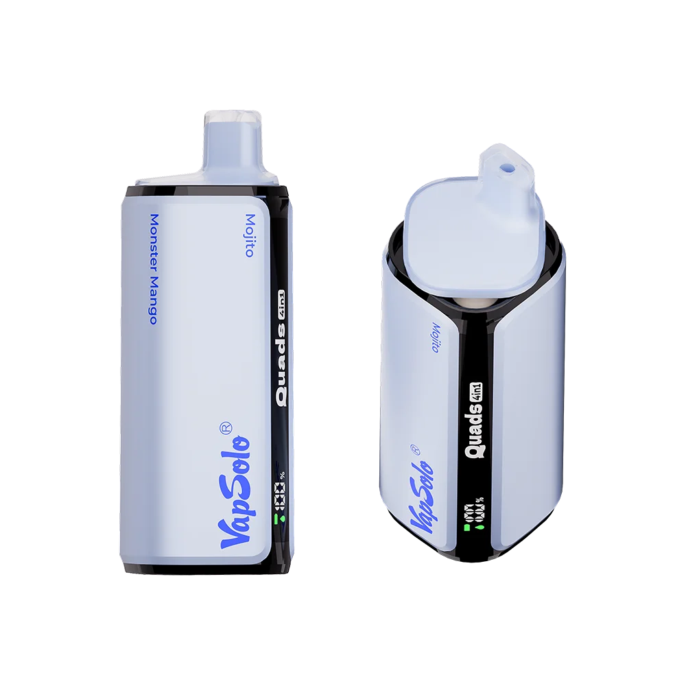 VapSolo Quads 80K Energy Mojito – Einweg-Vape mit 4 Geschmäckern: Mojito, Monster Mango, Lady Killer, Pink