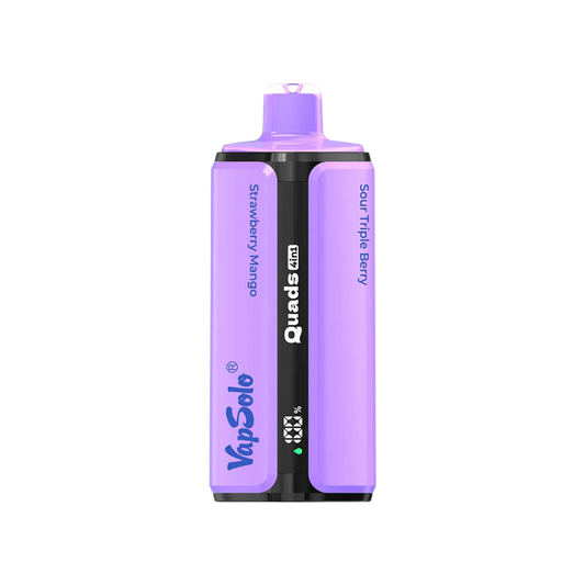 VapSolo Quads 80K disposable vape with 4-in-1 flavor switch system and 80,000 puffs.