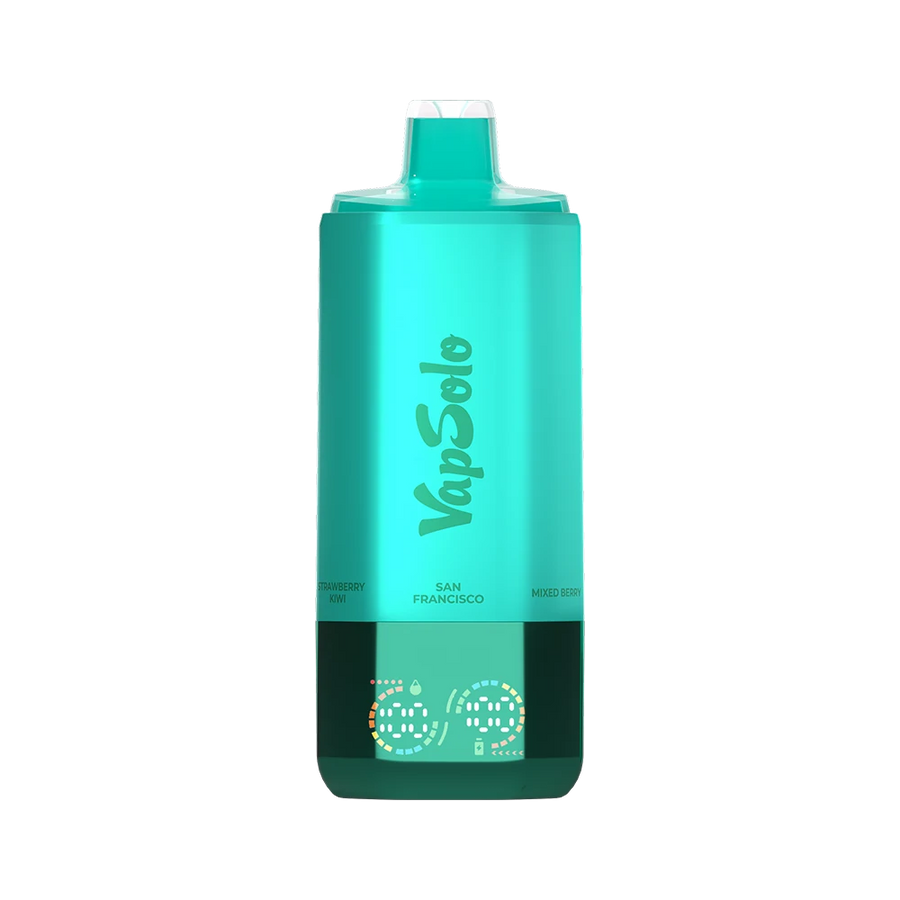 VapSolo Sixer 180K Berry Mix – vape se šesti příchutěmi: San Francisco, Mixed Berry, Coco Loco, Cherry Lemon, Black Ice Dragon Fruit, Strawberry Kiwi