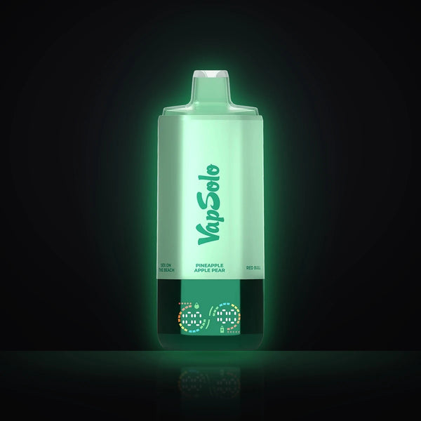 VapSolo Sixer 180K Energy & Cola hatízű vape – Pineapple Apple Pear, Red Bull, Cherry Cola, Solo #1, Strawberry Kiwi, Sex on the Beach
