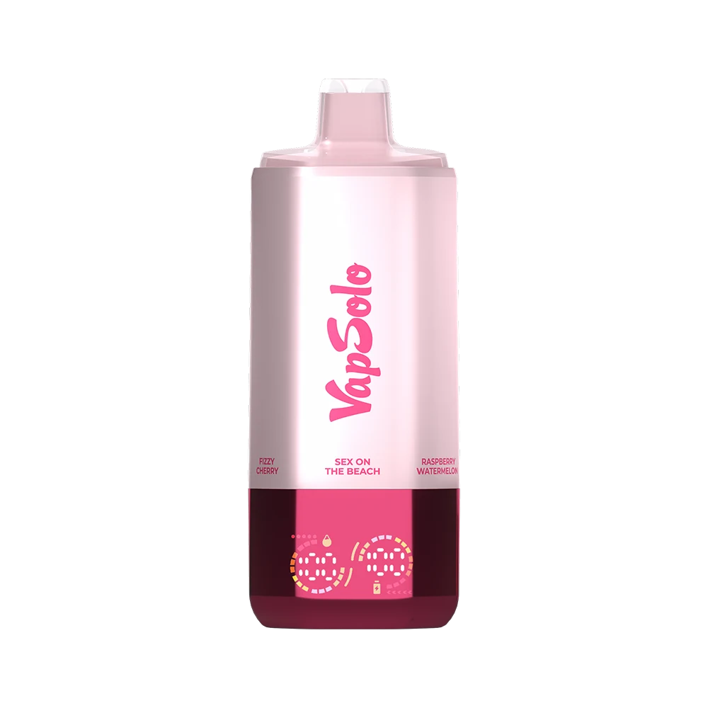 VapSolo Sixer 180K Party Cocktail hatízű vape – Sex on the Beach, Raspberry Watermelon, Happy Ranch, Lemon Peach, Pink Lemonade, Fizzy Cherry