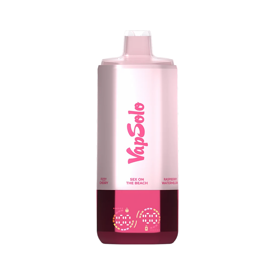 VapSolo Sixer 180K Party Cocktail – vape se šesti příchutěmi: Sex on the Beach, Raspberry Watermelon, Happy Ranch, Lemon Peach, Pink Lemonade, Fizzy Cherry