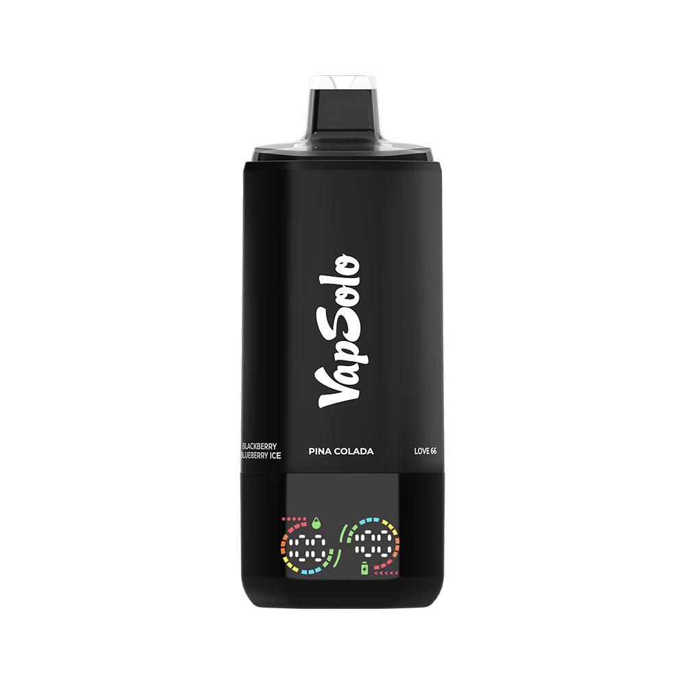 VapSolo Sixer 180K Tropical Ice hatízű vape – Pina Colada, Love 66, Lime Passion Fruit, Monster Mango, Strawberry Ice, Blackberry Blueberry Ice