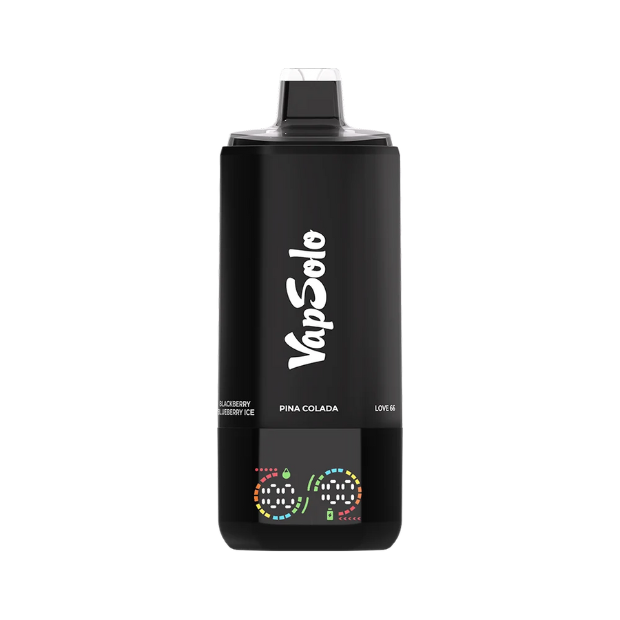 VapSolo Sixer 180K Tropical Ice – vape se šesti příchutěmi: Pina Colada, Love 66, Lime Passion Fruit, Monster Mango, Strawberry Ice, Blackberry Blueberry Ice
